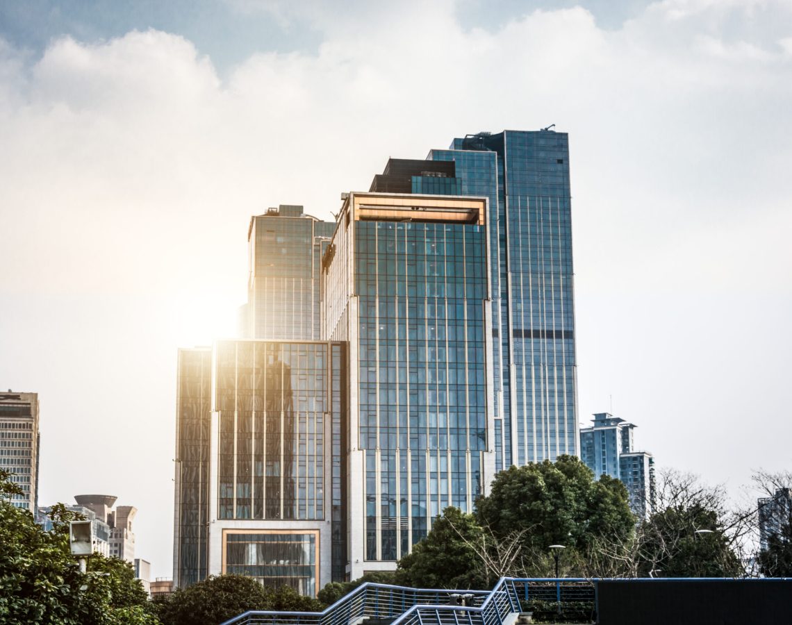 modern business center